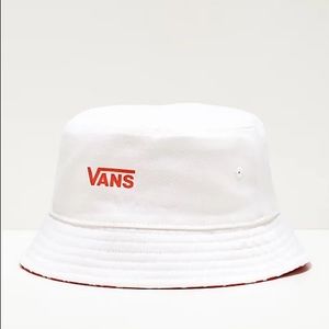 Vans Hankley Orange & White Reversible Bucket Hat